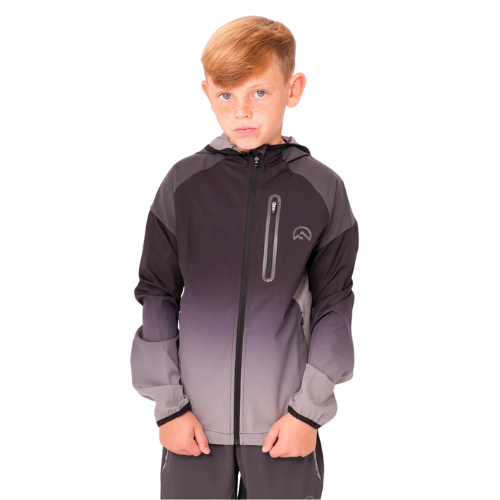 Flux Boys Grey Gradient 3 Piece Tracksuit