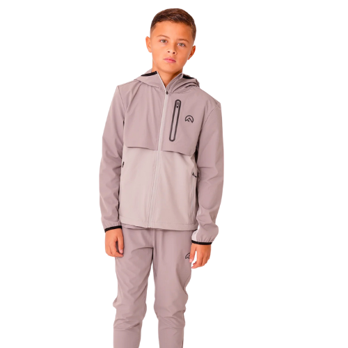 Flux Boys Light Grey Versatility 3 Piece Tracksuit