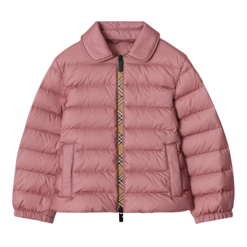 Burberry Kids Pink Vanessa Puffer Jacket