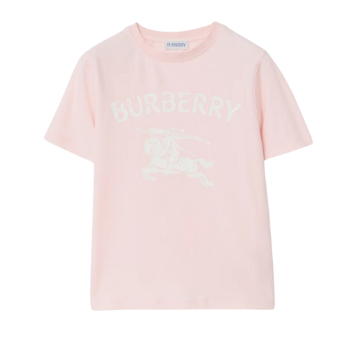 Burberry Kids Pink Logo Cedar T-Shirt
