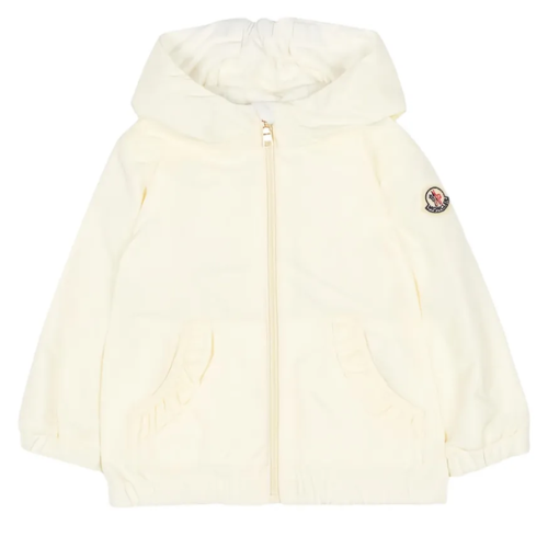 Moncler Enfant Baby Ivory Nigar Hooded Jacket