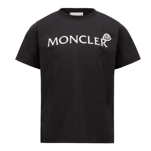 Moncler Enfant Boys Black Logo T-Shirt