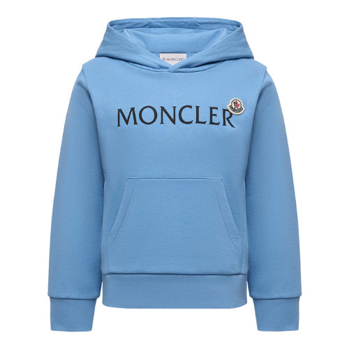 Moncler Enfant Boys Blue Logo Hoodie
