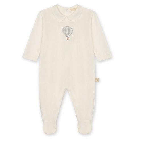 Baby Gi Ivory Cotton Air Balloon Babygrow