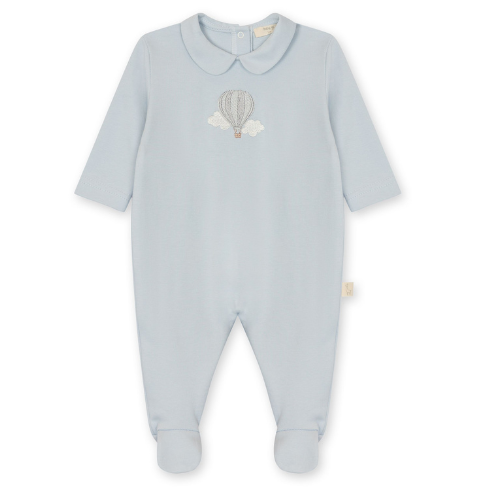 Baby Gi Blue Cotton Air Balloon Babygrow