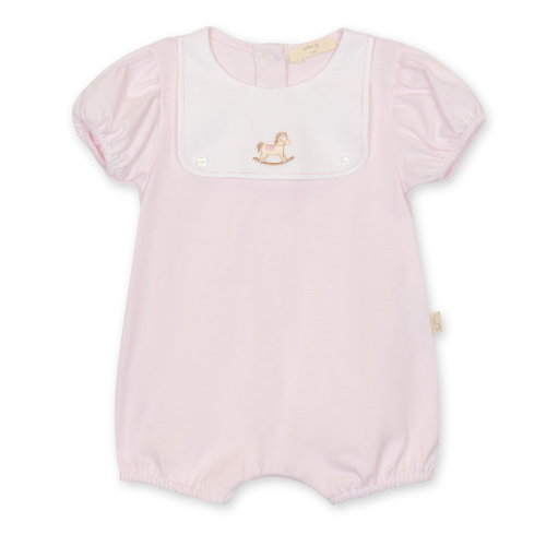 Baby Gi Pink Rocking Horse Romper