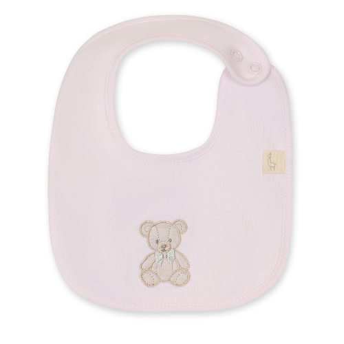 Baby Gi Pink Teddy Bib