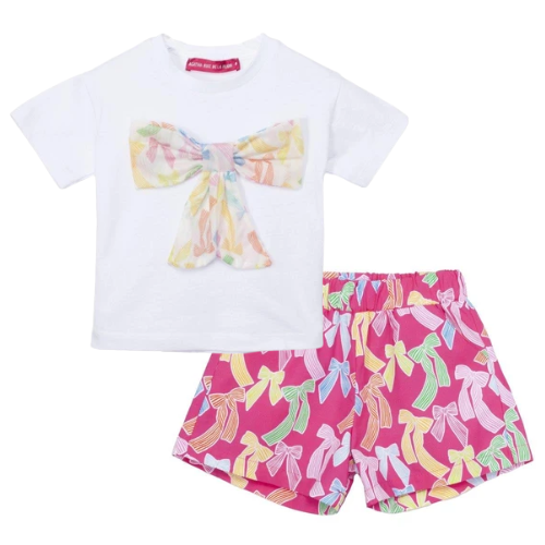 Agatha Ruiz de la Prada Bow Shorts Set