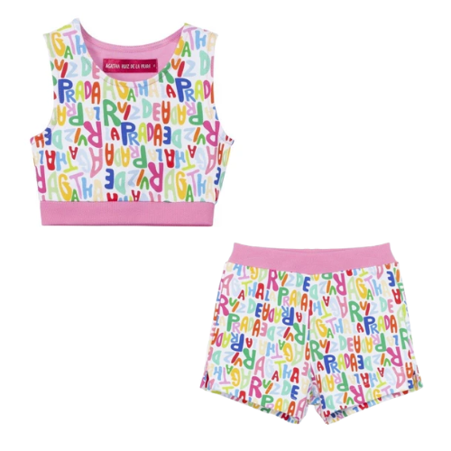 Agatha Ruiz de la Prada Logo Shorts Set