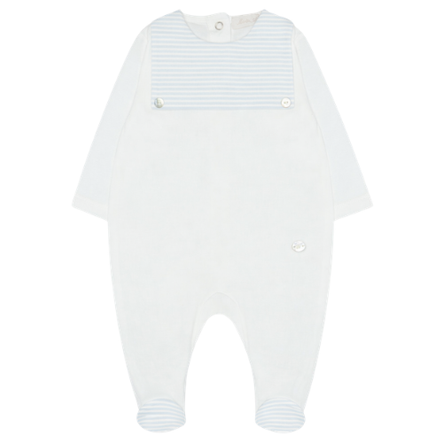 Martin Aranda Blue Stripe Babygrow