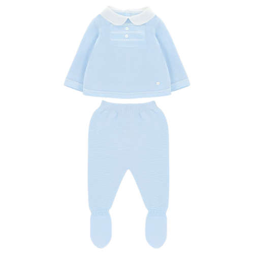 Martin Aranda Pale Blue Knit Outfit