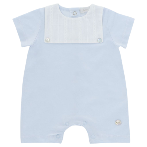 Martin Aranda Blue Cotton Romper