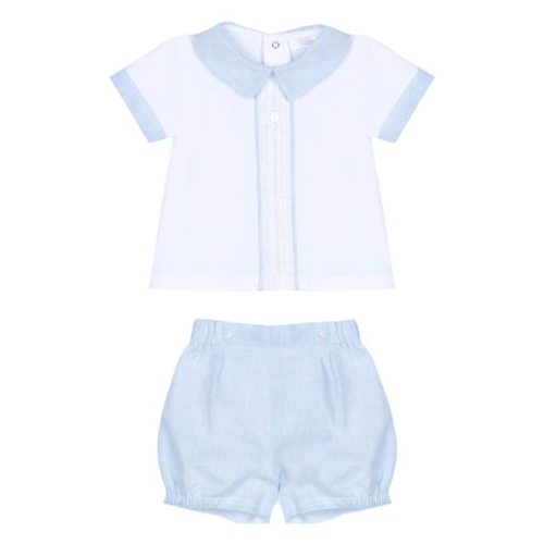 Patachou Baby Boys Blue Shorts Set