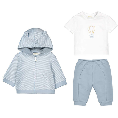Mayoral Baby Blue Stripe Jogsuit
