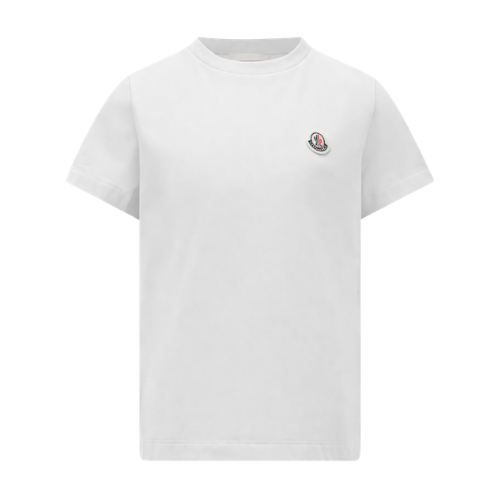 Moncler Enfant Boys White Badge T-Shirt