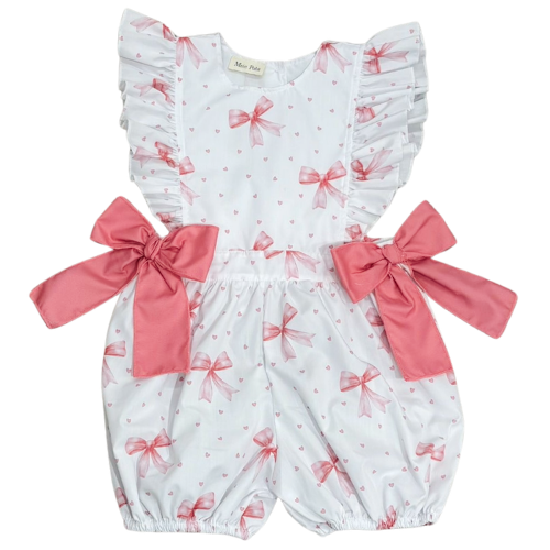 Meia Pata Girls Bows Playsuit