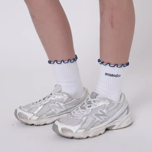 Ansandro Kids Navy Logo Socks