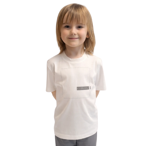 Bulletto Boys White Life Box Logo T-Shirt