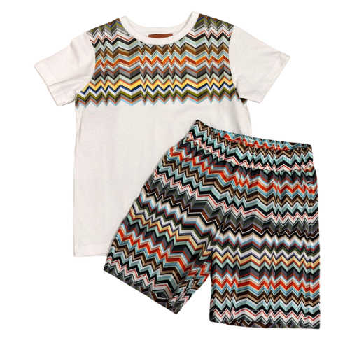 Missoni Boys Multi Zig Zag Swimshorts Set