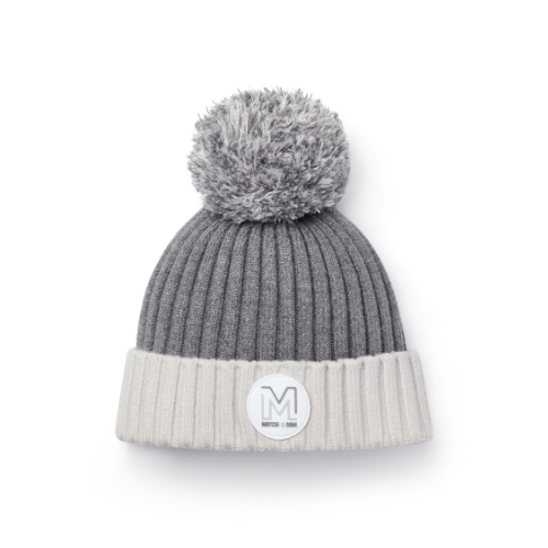 Mitch & Son Boys Grey Ted Bobble Hat