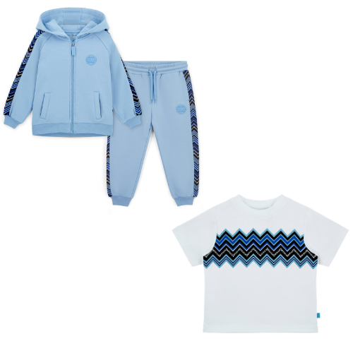 Mitch & Son Boys Blue Warren/Wallace Jogsuit