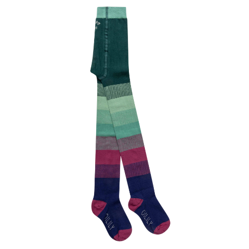Oilily Girls Purple Stripe Malegre Tights