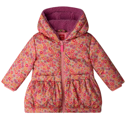 Oilily Girls 'Cheri' Flower Print Coat