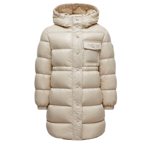 Moncler Enfant Girls Beige 'Dacca' Parka Jacket
