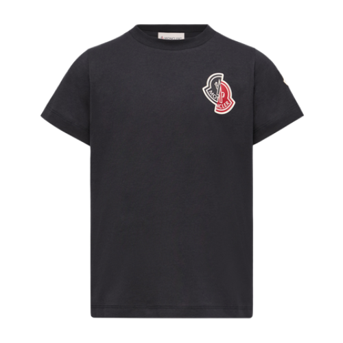 Moncler Enfant Boys Navy Split Badge T-Shirt