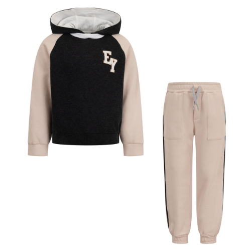 Eleventy Boys Navy & Beige Tracksuit