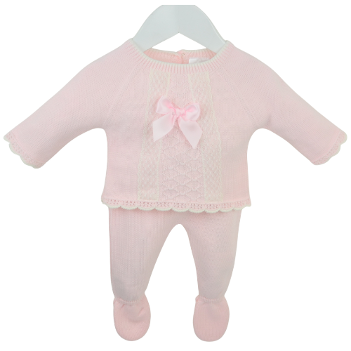 Pex Baby Girls Pink Knit 'Tilda' Outfit
