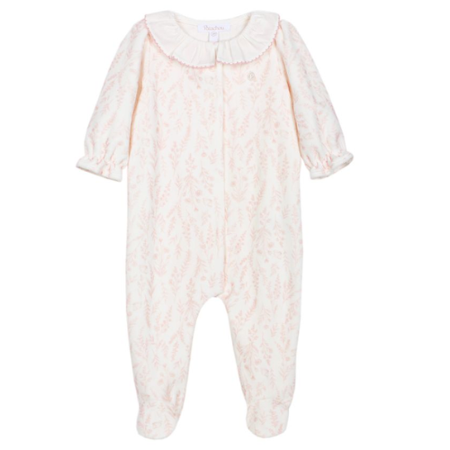 Patachou Baby Pink Floral Print Babygrow