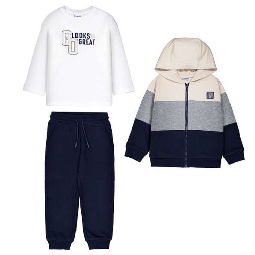 Mayoral Boys Navy Colourblock Tracksuit