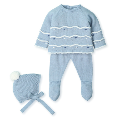 Mac Ilusion Baby Blue Spot Three Piece Outfit