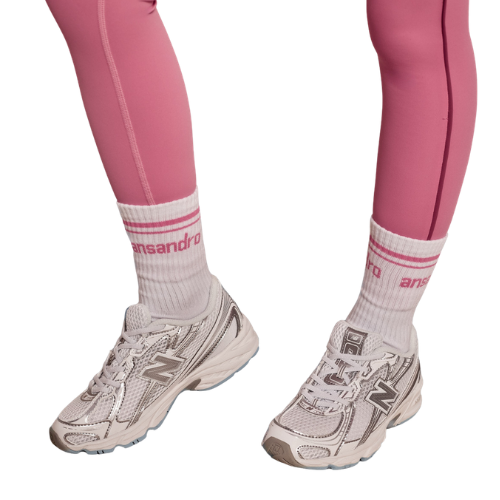 Ansandro Kids Dusty Rose Logo Socks