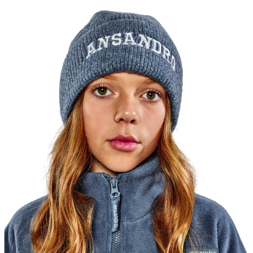 Ansandro Kids Slate Logo Beanie
