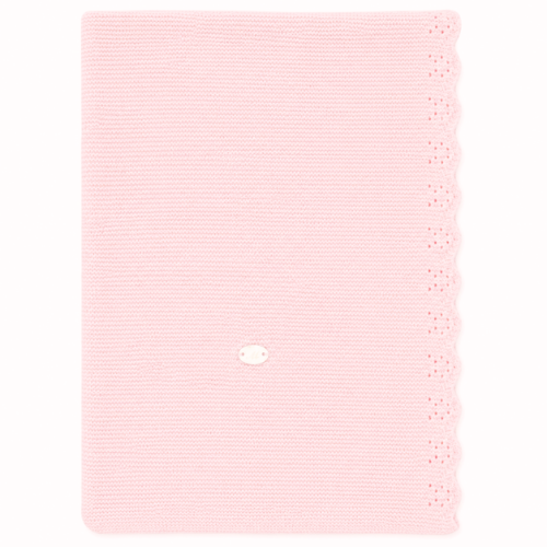Martin Aranda Pale Pink Knit Blanket