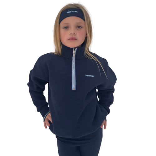 Michini Movement Navy Logo Fleece