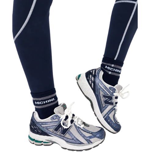 Michini Movement Navy Logo Socks