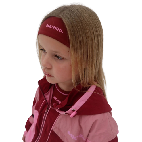 Michini Movement Berry Logo Headband