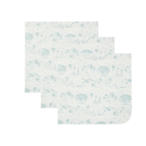 Marie Chantal Blue Toile De Jouy Muslin Set