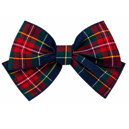 Phi Girls Tartan Print Hairbow
