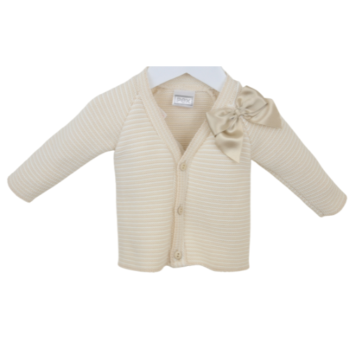 Pex Baby Girls Beige Lizzie Cardigan