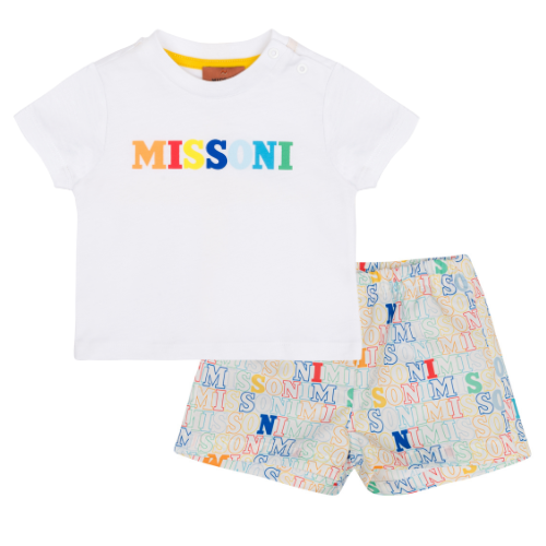 Missoni Baby Multi Branded Swimshorts Set