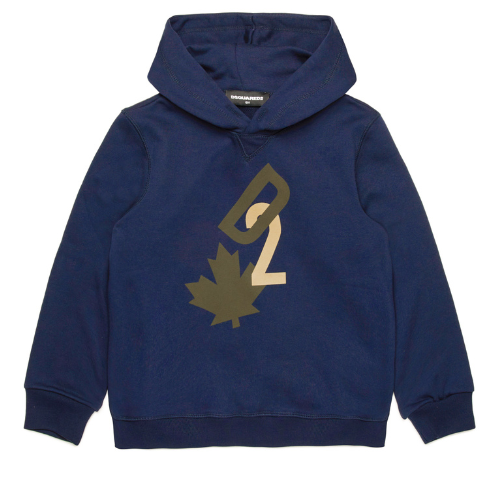 DSQUARED2 Boys Navy D2 Hoodie