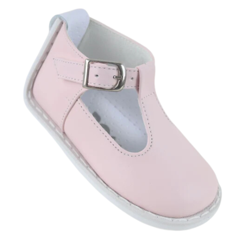 Pex Baby Pink T-Bar Stef Shoes