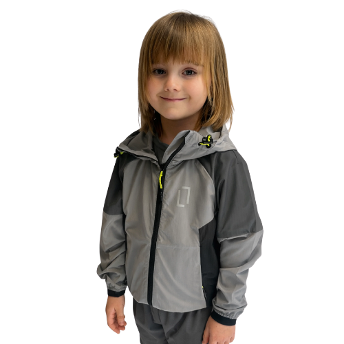 Bulletto Boys Grey/Black Windbreaker