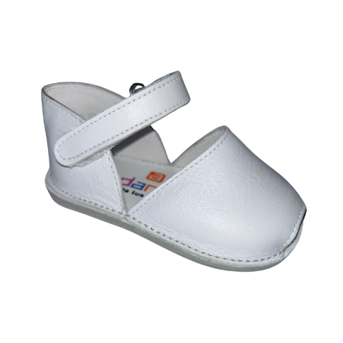 Andanines Baby White Prewalker Sandals