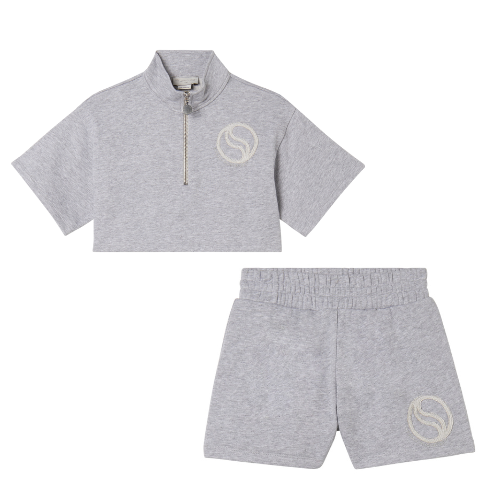 Stella McCartney Girls Grey Shorts Set