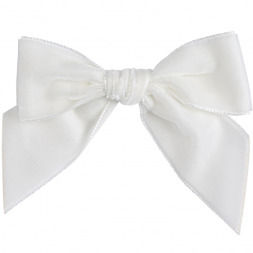 Condor Cream Velvet Bow